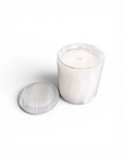 White Onyx Stone Candle