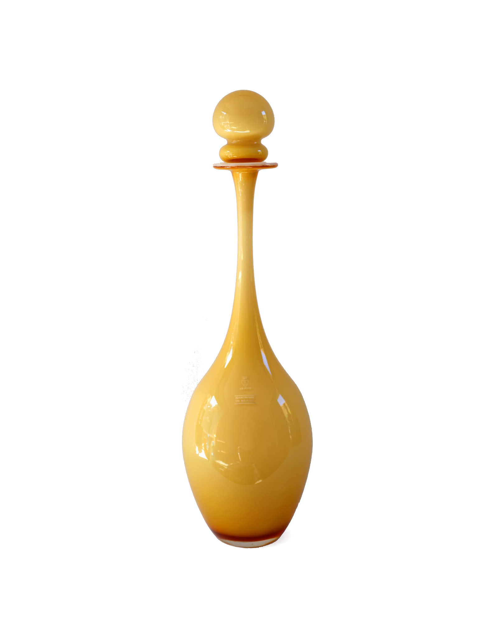 Seguso Ca d'Oro Amber Decanter