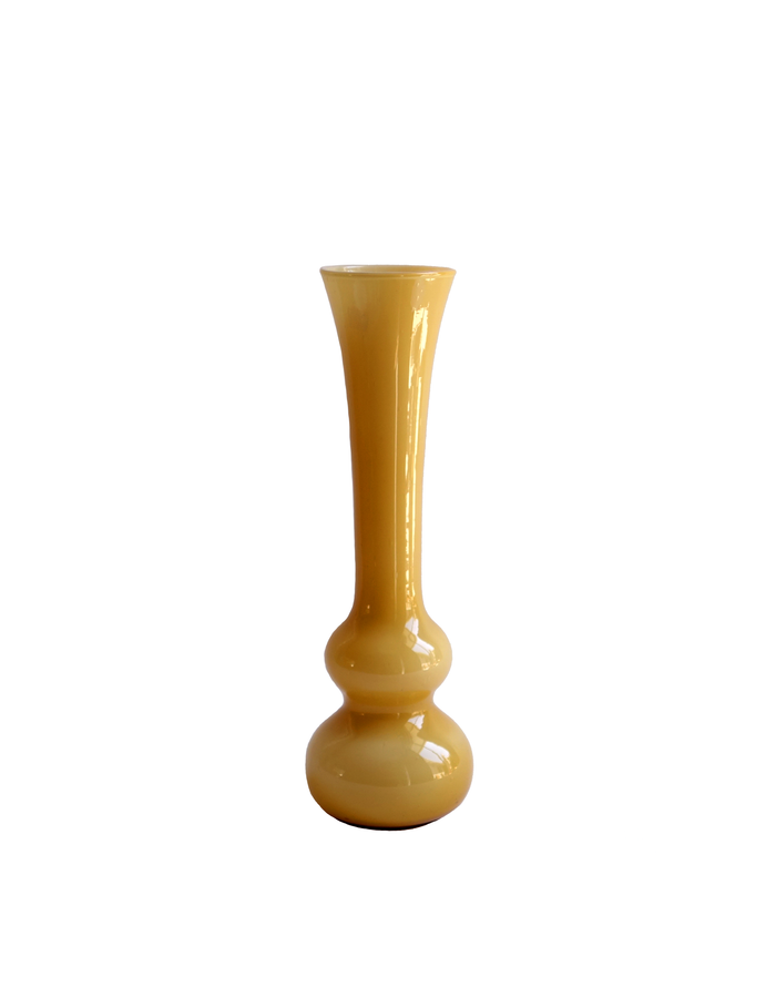 Empoli Amber Cased Bud Vase No. 1