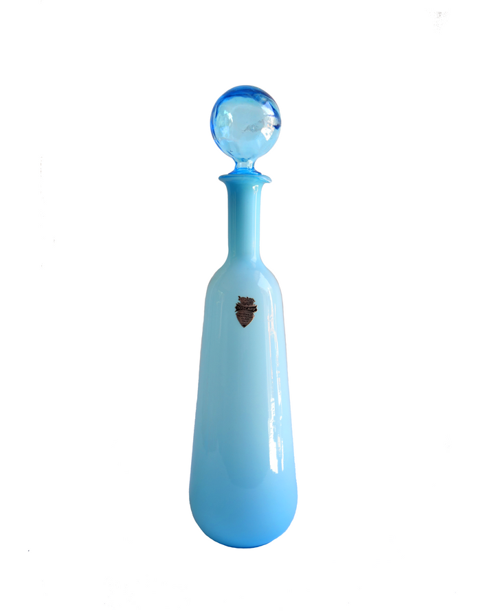 Empoli Blue Decanter Bottle
