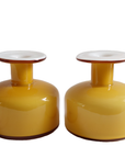 Holmegaard Gulvase Short Bottle in Amber No. 1