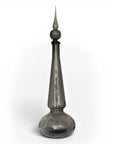Empoli Grey Optic Genie Bottle Decanter with Double Tier Stopper