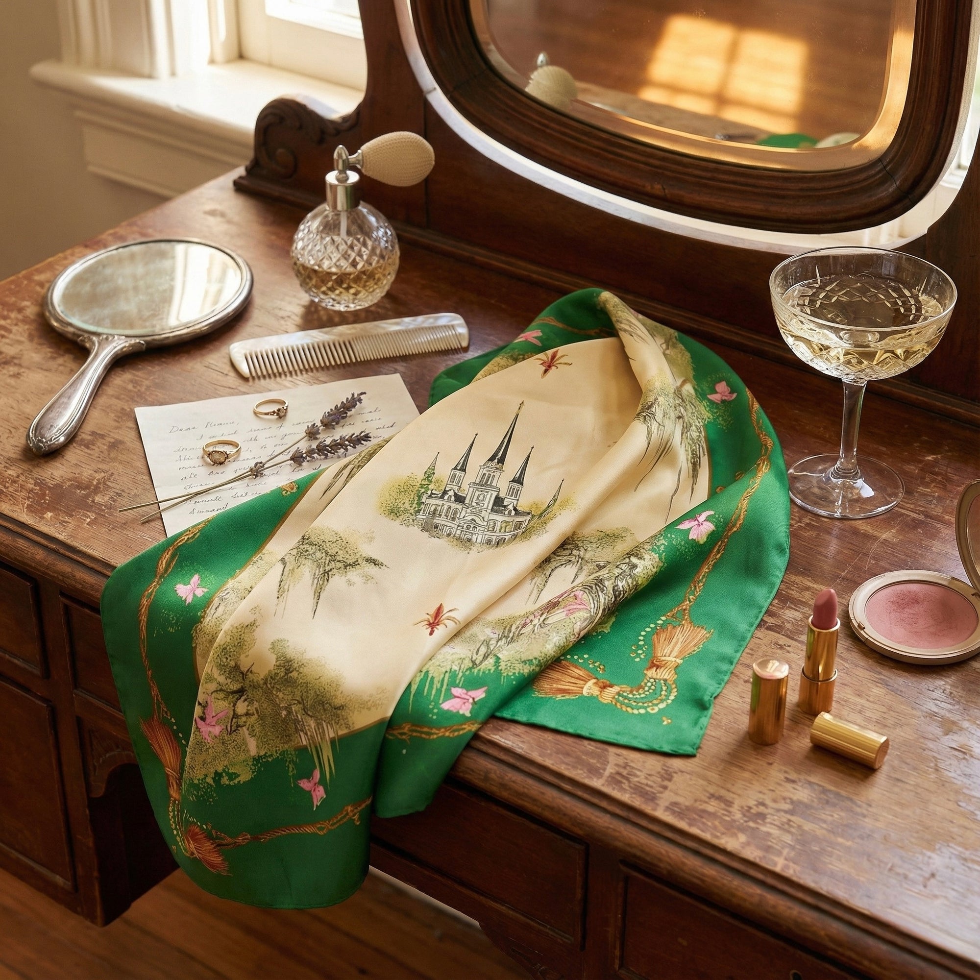 Saint Louis Verde scarf