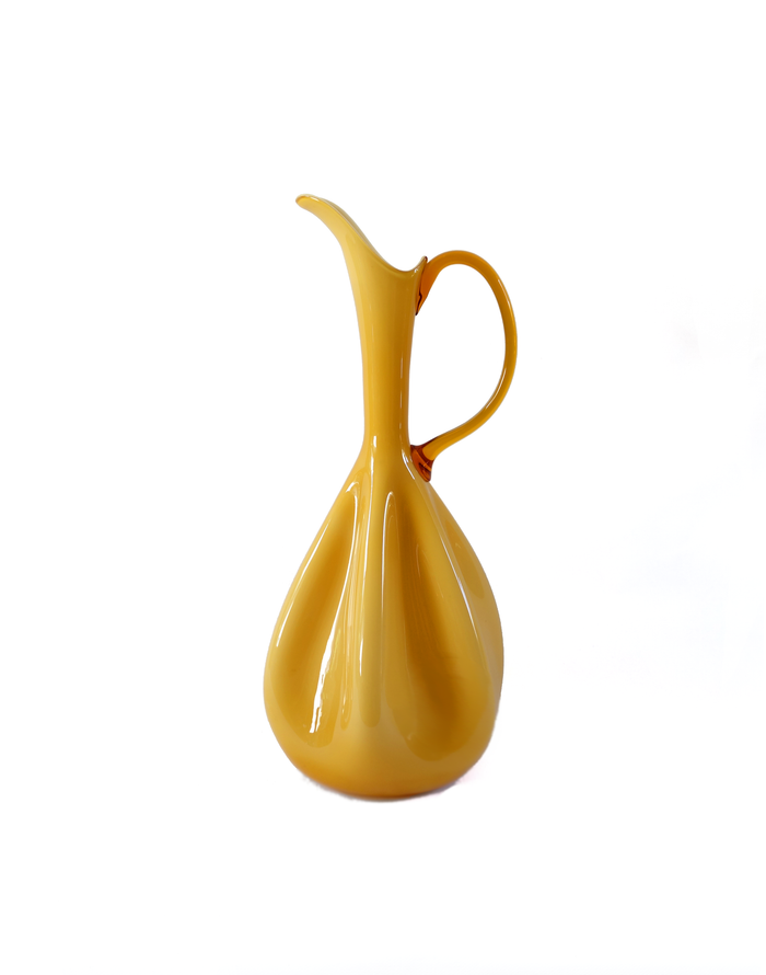 Empoli Amber Pinched Pitcher