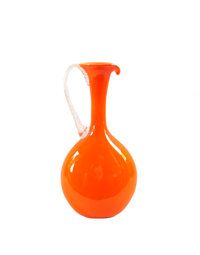 Empoli Orange Lollipop Pitcher