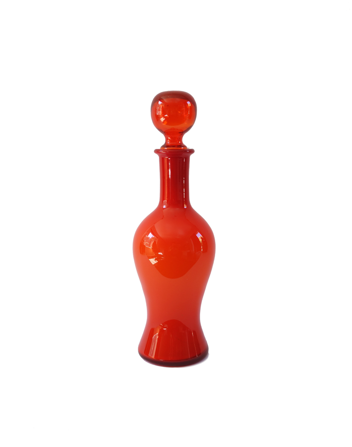 Empoli Red Decanter with Ball Stopper