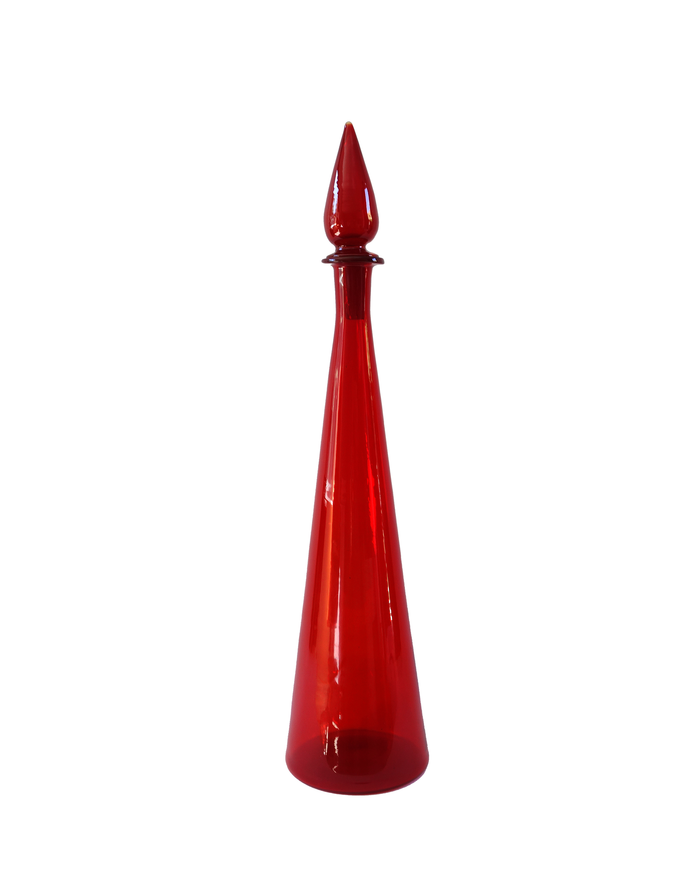 Italian Decanter in Red
