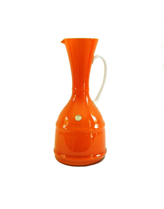 Empoli Orange Two-Tone Pitcher