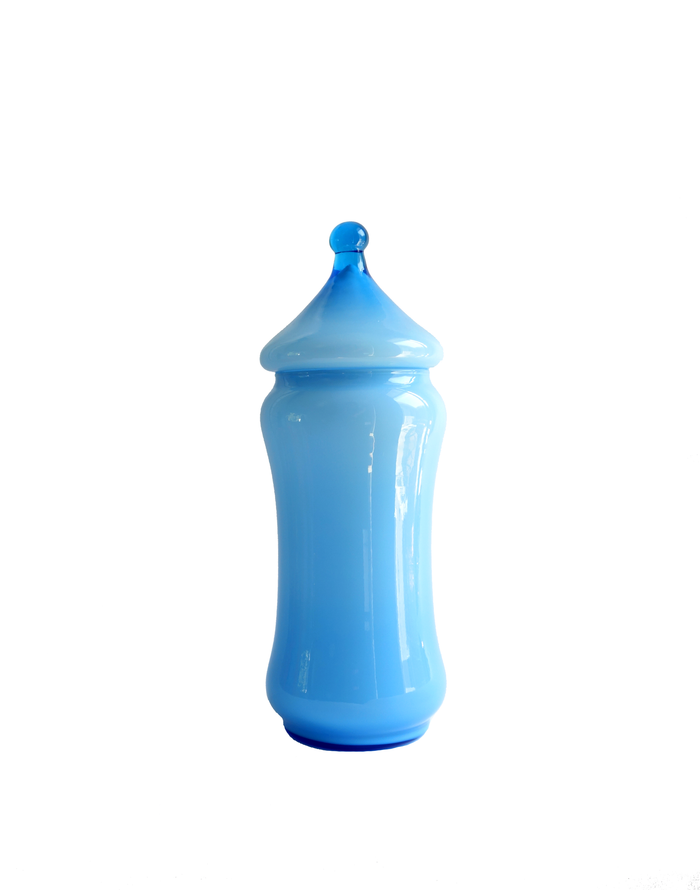 Empoli Blue Apothecary Lidded Jar
