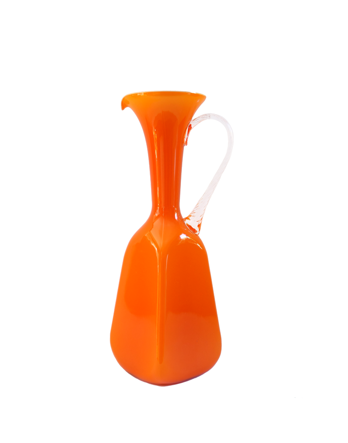 Empoli Orange Square Base Pitcher
