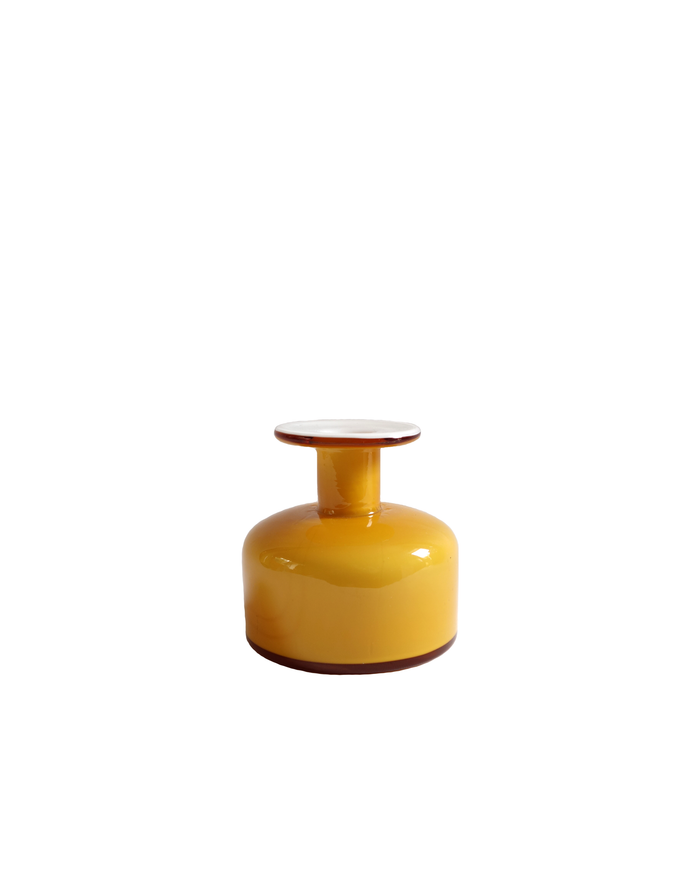 Holmegaard Gulvase Short Bottle in Amber No. 1