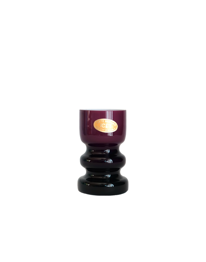 ICET Arte Murano Amethyst Bud Vase