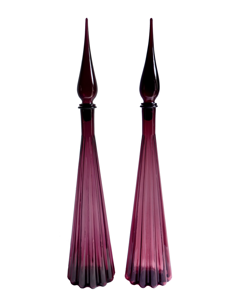 Empoli Amethyst Floor Decanter No. 1