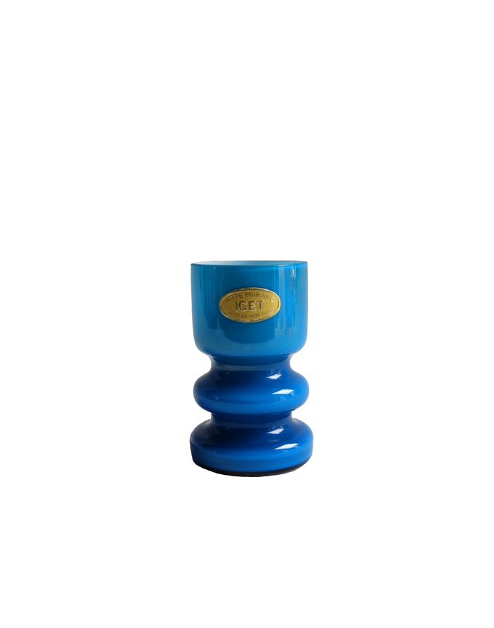 ICET Arte Murano Blue Bud Vase