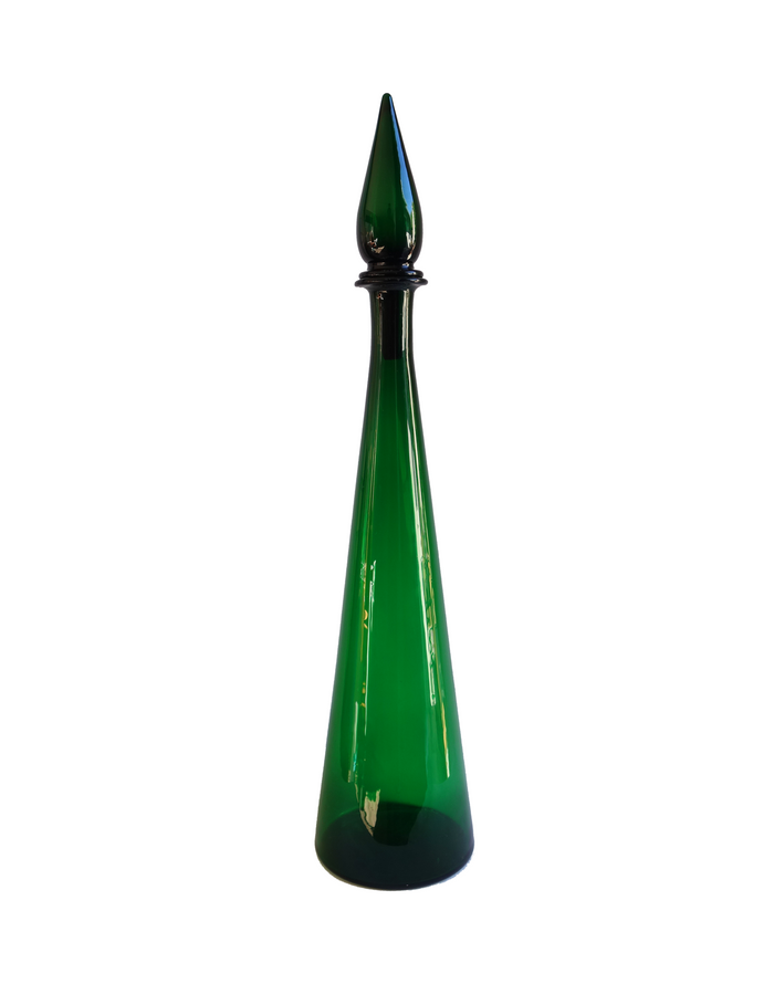 Italian Decanter in Green No. 2