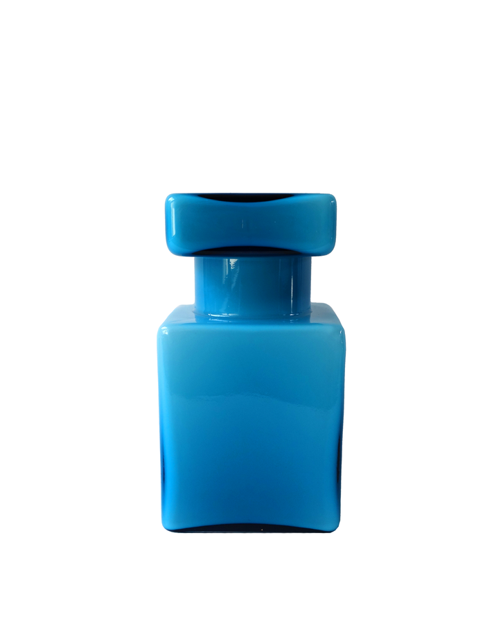 Empoli Blue Lidded Jar