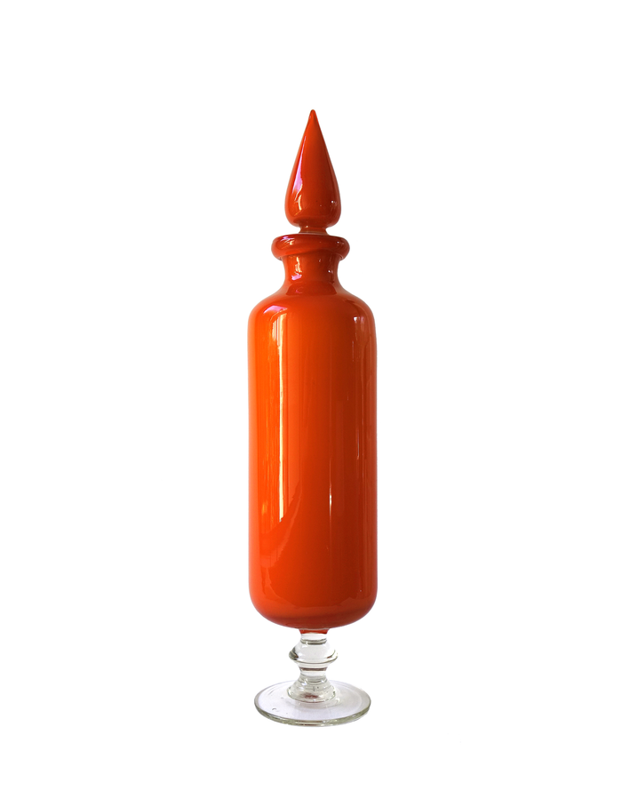 Empoli Orange Apothecary Decanter No. 1