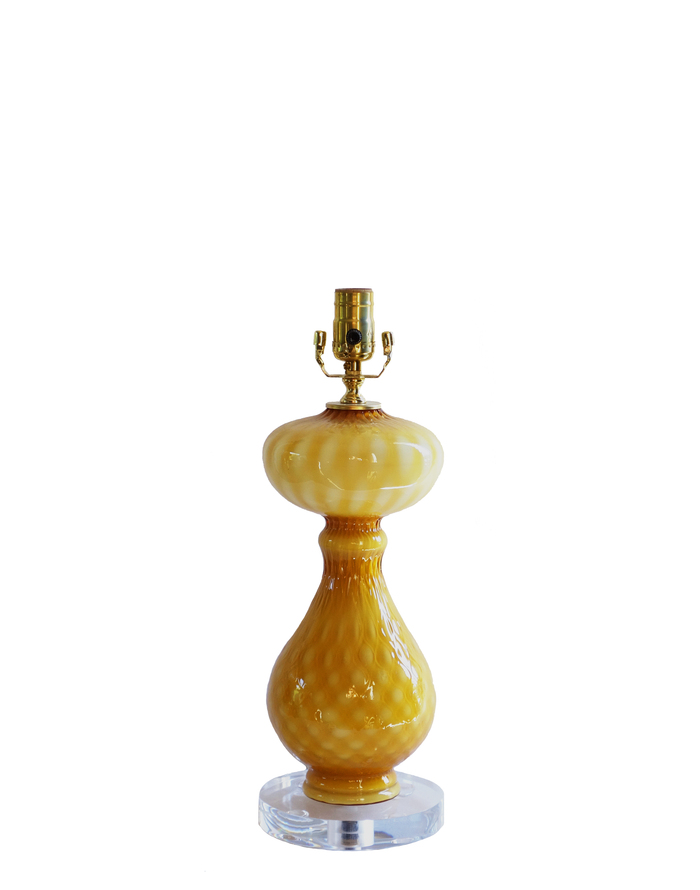 Empoli Amber Table Lamp