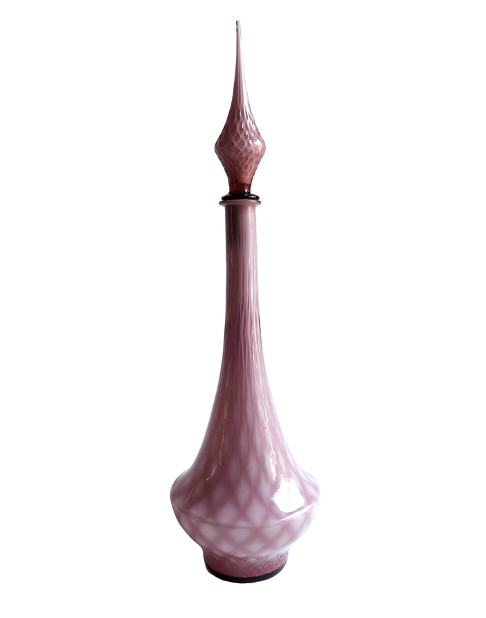 Empoli Lilac Quilted Decanter