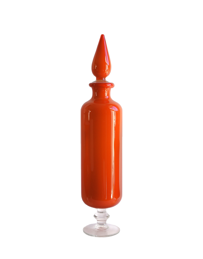 Empoli Orange Apothecary Decanter No. 2